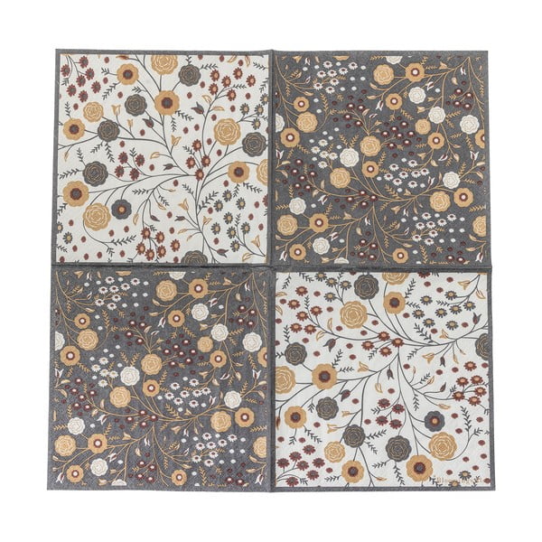 Pabersalvrätikud 20tk komplektis 33x33 cm Eydis - Bloomingville