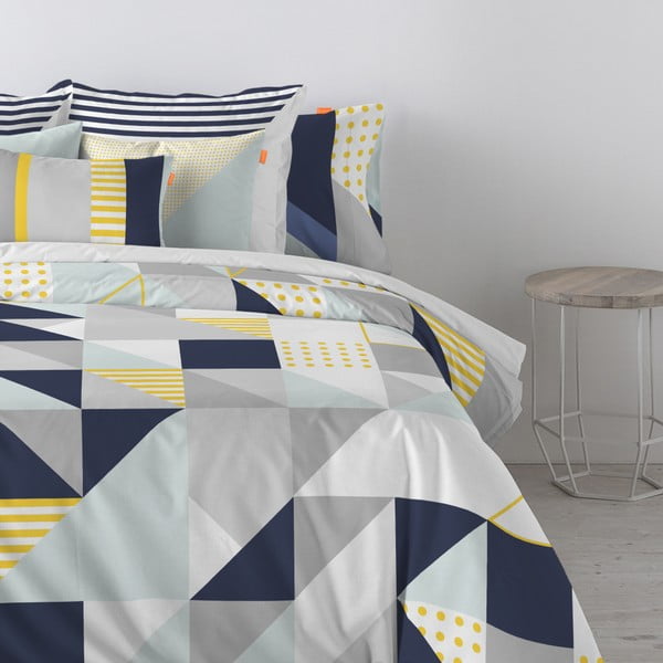 Puuvillane tekipadi , 140 x 200 cm Geo Dot - Blanc-image-3