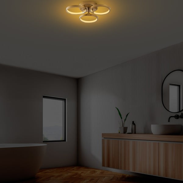 Kuldne LED laevalgusti ø 17 cm Halka - Opviq lights-image-3