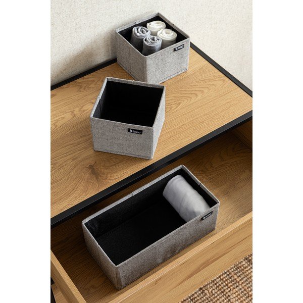 Tekstiilist sahtli organisaatorid 3tk komplektis Soft Storage - Bigso-image-2