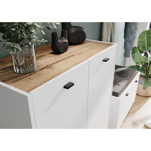 Valge/füüsiline jalatsiriiul Lucena - Germania-image-1