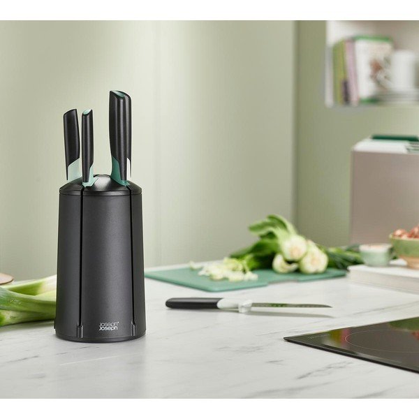 Roostevabast terasest noad koos pöörleva alusega 5tk komplektis Elevate - Joseph Joseph-image-1