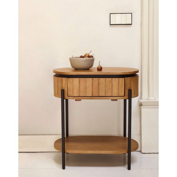 Mango puidust öökapp Licia - Kave Home-image-1