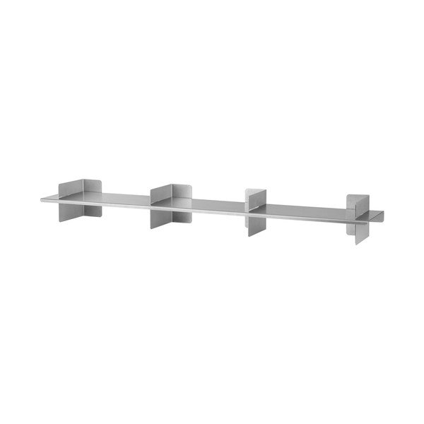 Hõbedane metallriiul 120 cm Tivo - noo.ma