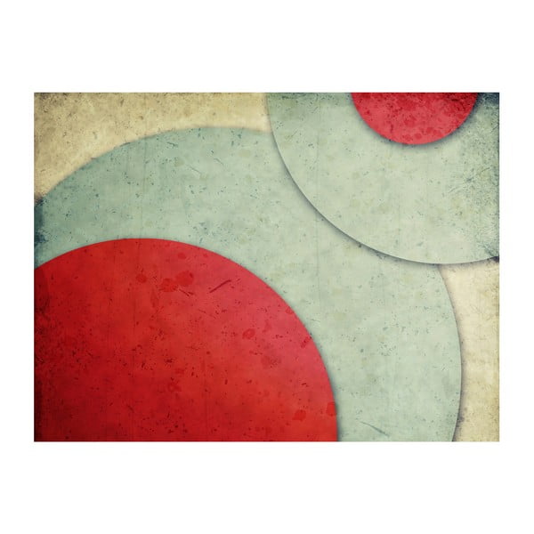 Suureformaadiline tapeet Retro Circles, 400 x 309 cm - Artgeist