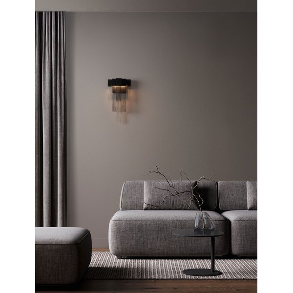 Matt must terasest hämardatav LED-seinavalgusti Revια - Nova Luce-image-1