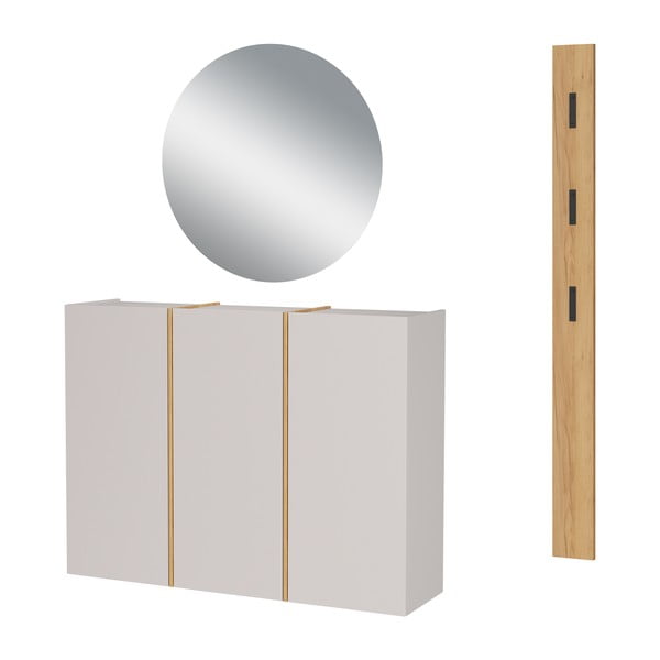 Kreem esikukomplekt 168x200x37 cm Libbiano - Germania