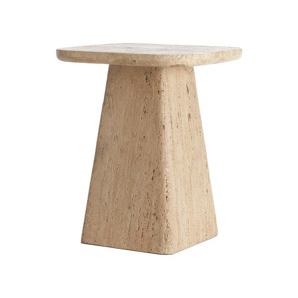 Kiviplaadiga kohvilaud 40x40 cm Kepami - Light & Living-image-2