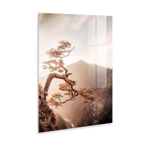 Klaasist maal 50x70 cm Brown Tree - Styler-image-3