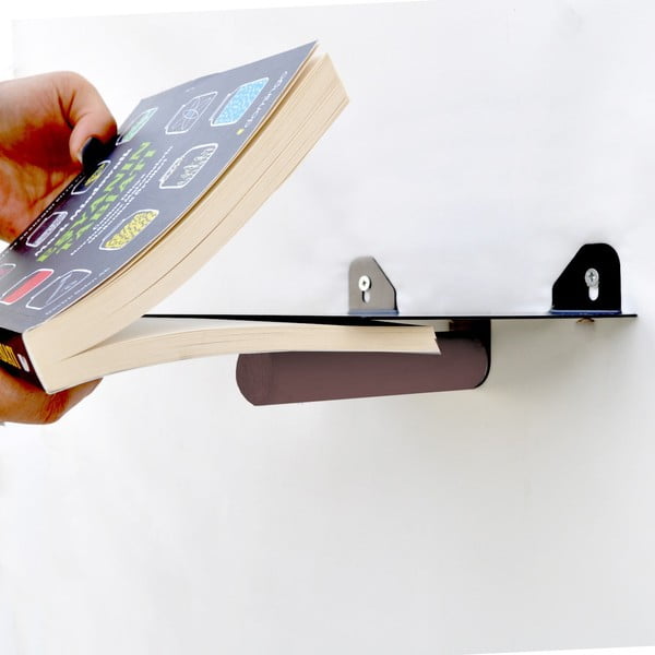 Mustad metallist riiulid 2 tk komplektis 21 cm Rod - Kalune Design-image-2