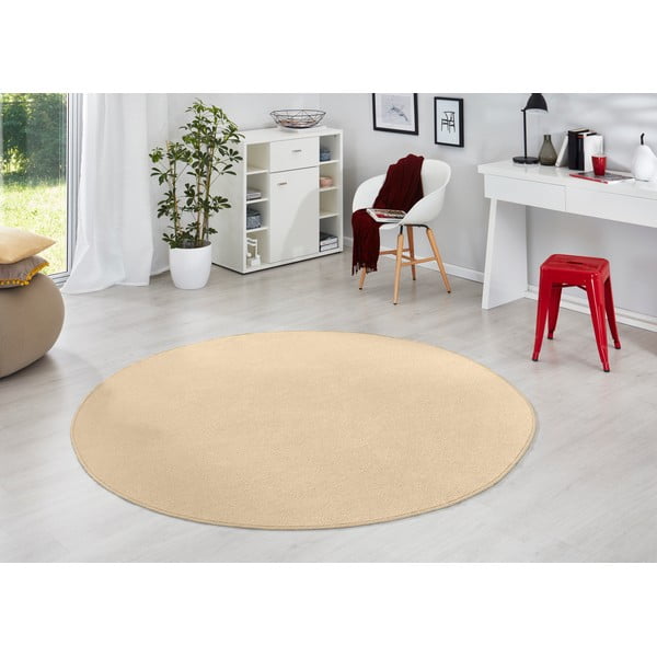 Beež ümmargune vaip ø 200 cm Fancy – Hanse Home-image-1