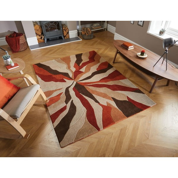 Oranž vaip , 160 x 220 cm Splinter - Flair Rugs-image-4