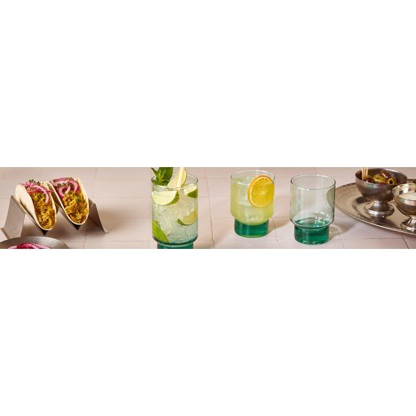 6 klaasist komplekt, valmistatud taaskasutatud klaasist, 370 ml Revera - BonBistro-image-2