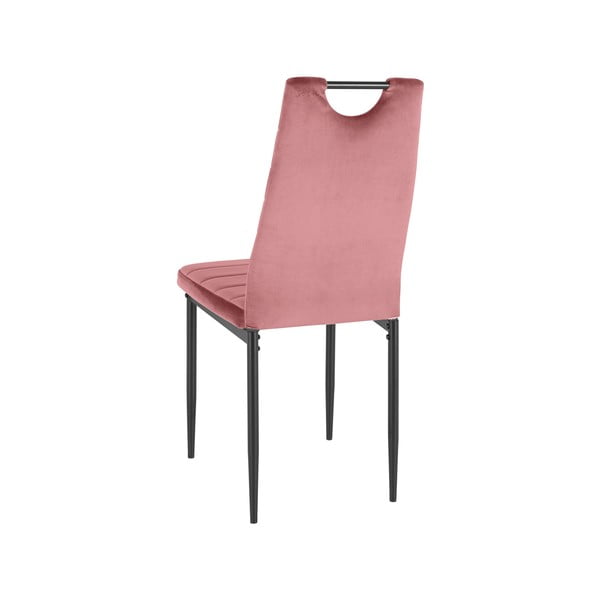 Tumeroosad sametist söögitoolid 2tk komplektis Mandy - Støraa-image-2