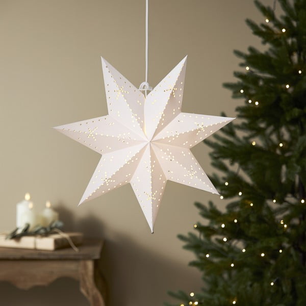 Valge jõuluvalgusti kaunistus ø 45 cm Classic - Star Trading
