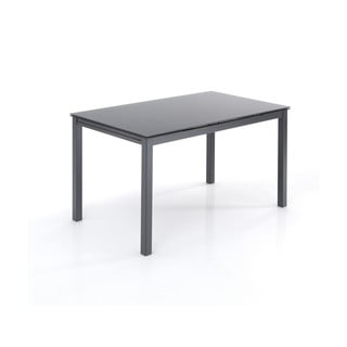 Kokkupandav söögilaud klaasist lauaplaadiga 80x140 cm New Daily - Tomasucci