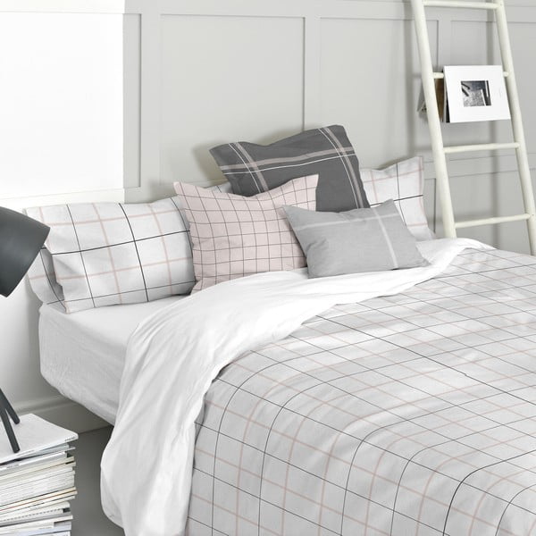 Puuvillane pajalapitekk Tartan, 200 x 200 cm Nordica - Blanc-image-3