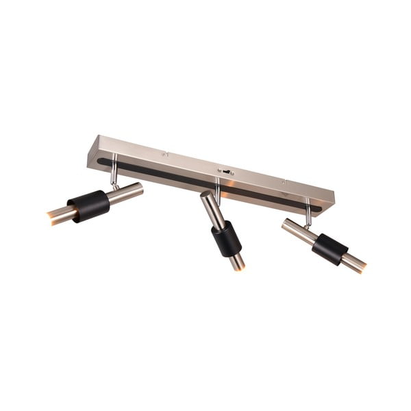 Must/hõbedane LED-kohtvalgusti 20,5x63 cm Ikaris - Trio Select-image-2