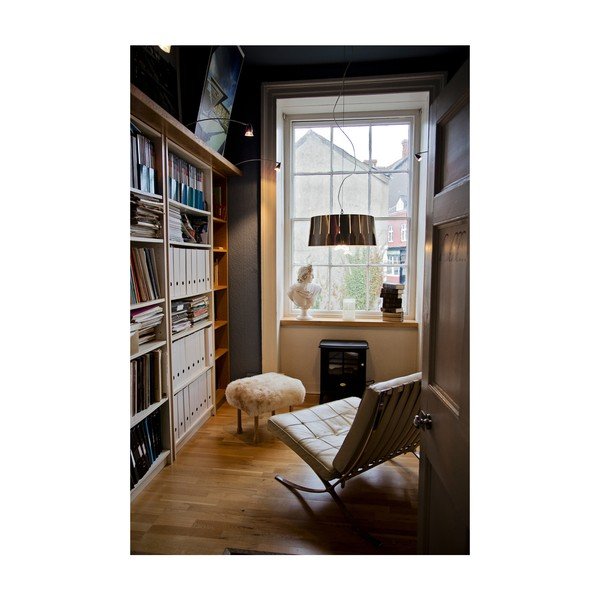 Stolička z ovčí kůže Bonwen Cerise-image-4