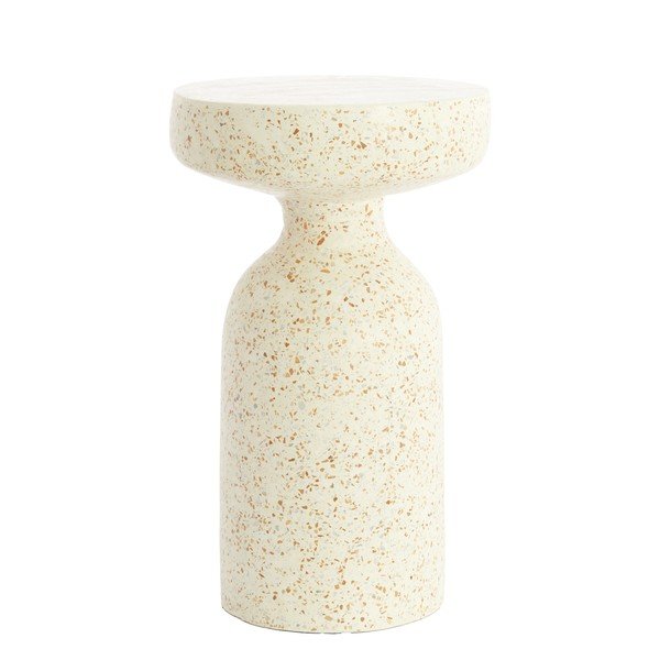 Terrazzo ümmargune abilaud ø 32 cm Moravit - Light & Living
