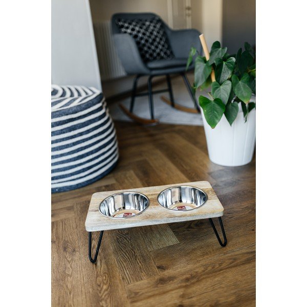 Puidust kausside komplekt koerale alusega Dog Fantasy - Plaček Pet Products-image-2