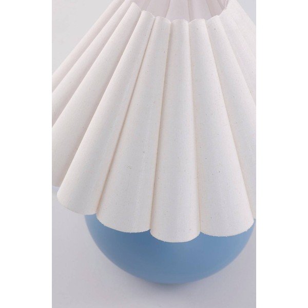 Valge/sinine keraamiline laualamp (kõrgus 34 cm) Crasso - Jotex-image-4