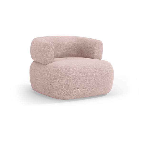 Heleroosa bukleekangast tugitool Jenny - Micadoni Home