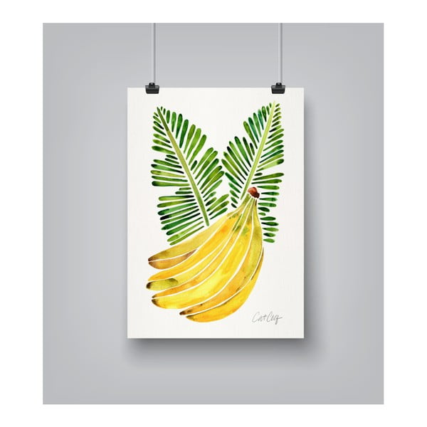 Plakát Americanflat Banana Bunch by Cat Coquillette, 30 x 42 cm