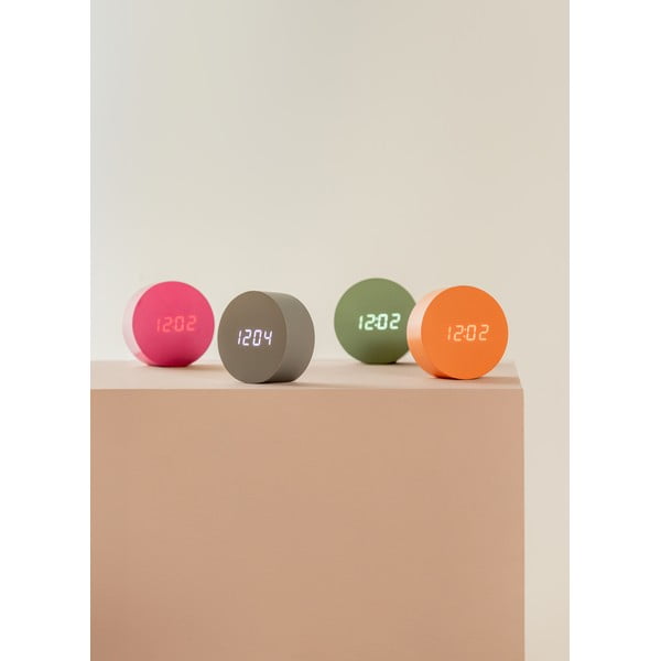 Digitaalne äratuskell ø 9 cm Spry Round - Karlsson-image-2