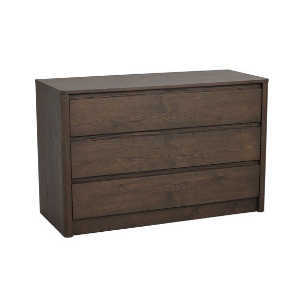 Tumeda naturaalse tammepuust kummut 110x70x45 cm Melstone - Rowico