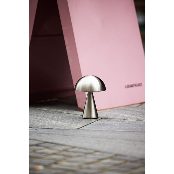 Tumehall LED dimmerdatav laualamp (kõrgus 20 cm) Mush - Hübsch-image-4