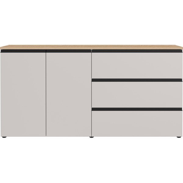Hallikasbeež/hele naturaalne kummut 180x91x41 cm Cormano - Germania-image-4
