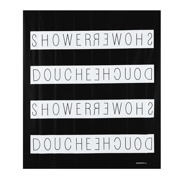 Sprchový závěs Shower Noir, 200x180 cm