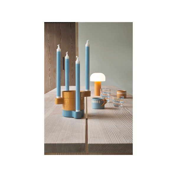 Valge/oranž LED laualamp (kõrgus 22,5 cm) Styles - Villa Collection-image-3