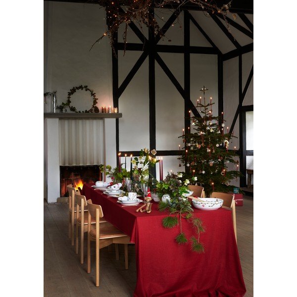 Valge portselanist jõuluvasi , kõrgus 13 cm Hammershøi - Kähler Design-image-2