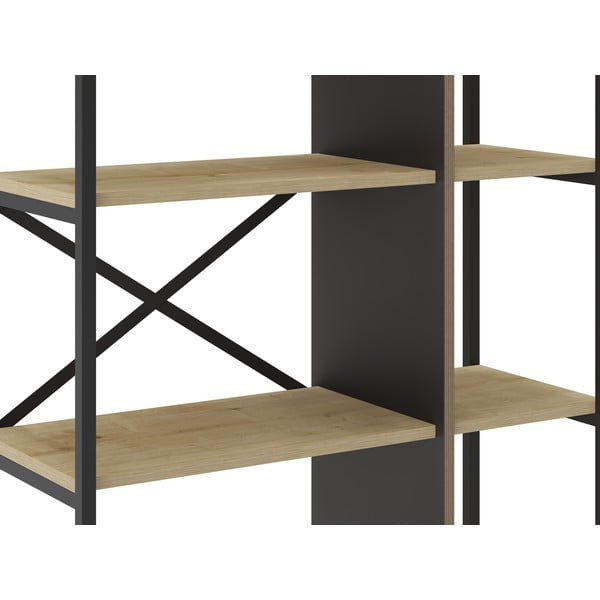 Tammedekooriga raamaturiiul  87,5x175 cm Ara - Marckeric-image-4