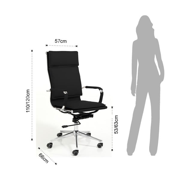 Must kunstnahast kontoritool Premier - Tomasucci-image-4