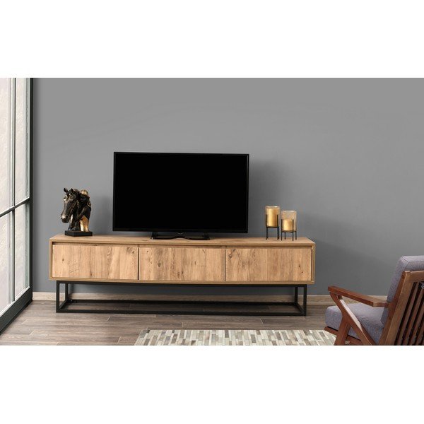 TV stolek v borovicovém dekoru Tilsim, šířka 180 cm-image-3