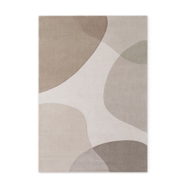 Beež käsitsi kootud villane vaip 160x230 cm Hackney Clarissa - Ted Baker