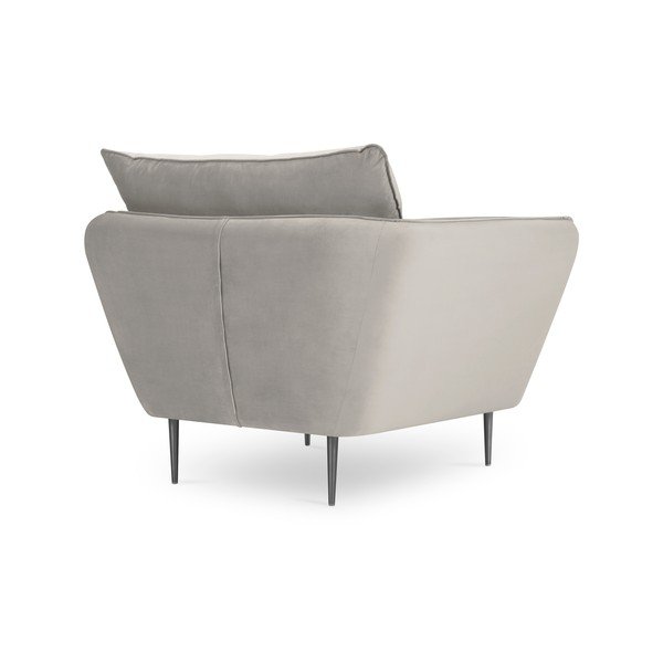 Béžové sametové křeslo Mazzini Sofas Acacia-image-4