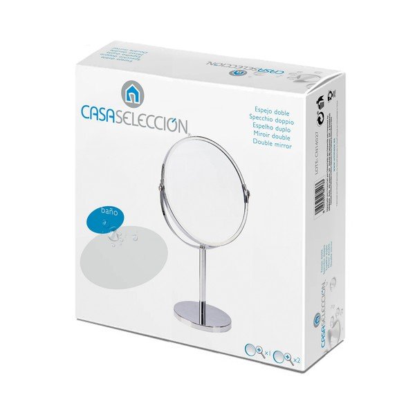 Kosmeetiline peegel ø 12,5 cm - Casa Selección-image-1