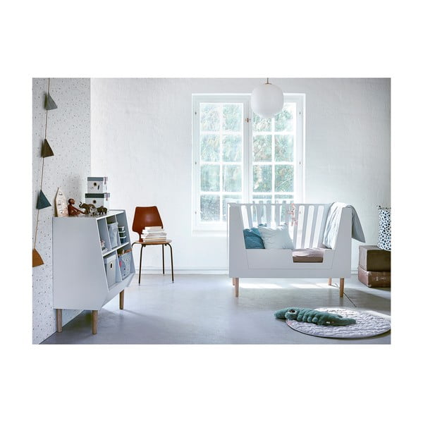 Bílá dětská postýlka Done by Deer, 120 x 60 cm-image-3