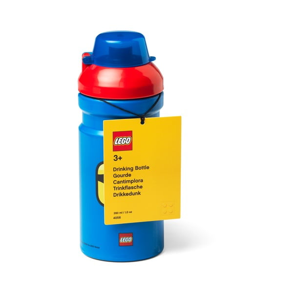 Punase kaanega sinine veepudel, 390 ml Iconic - LEGO®-image-1