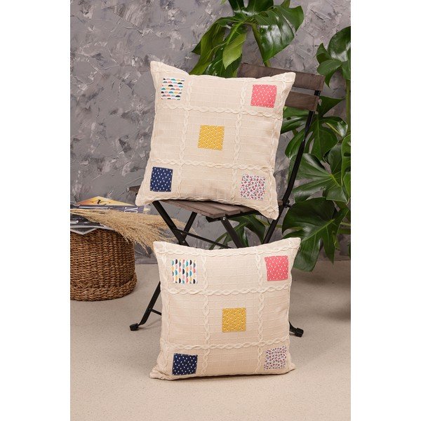 Padjapüürid 2 komplektis 40x40 cm Patchwork - Oyo Concept