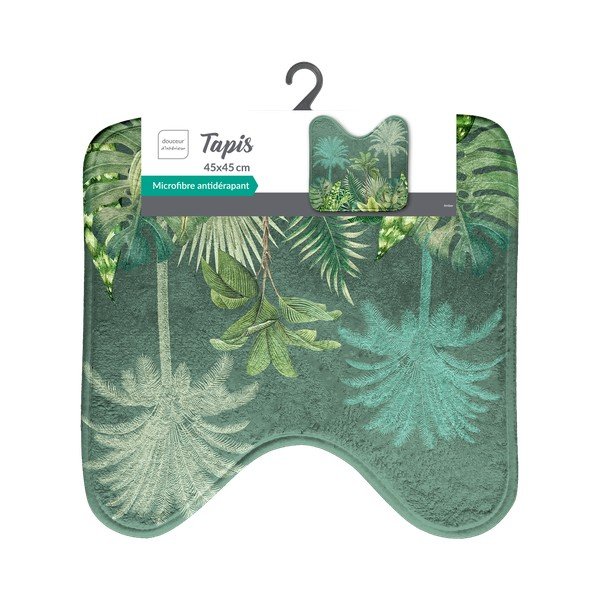 Roheline tekstiilist tualettmatt 45x45 cm Vagabonde - douceur d'intérieur-image-2