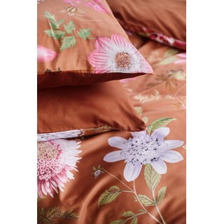 Terrakottapruun puuvillane ühekohaline voodipesu 140 x 200 cm Blossom - Bonami Selection
