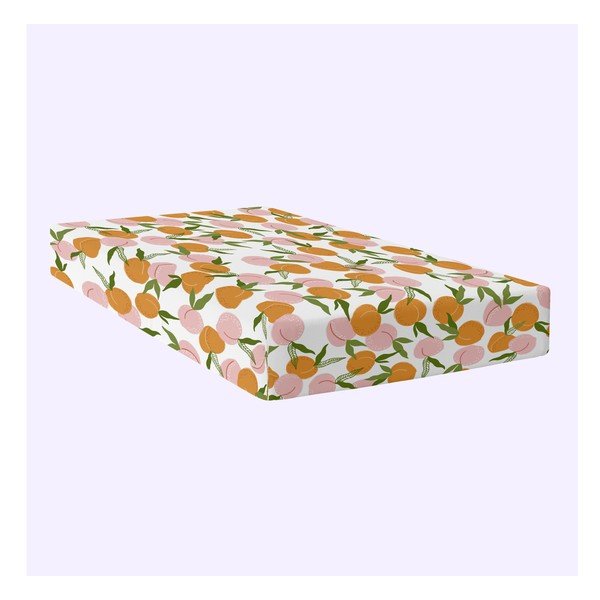 Oranž-roosa kummiga lina 200x200 cm Peach fruits - Aware-image-1