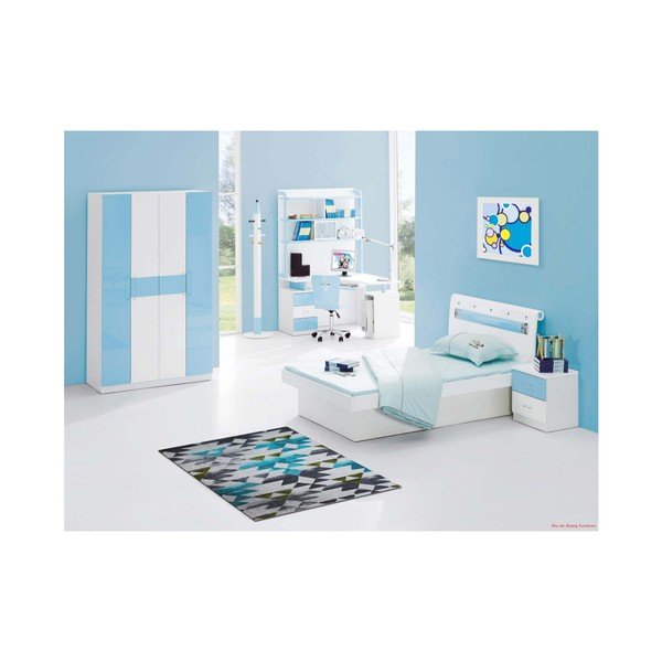 Běhoun Eco Rugs Tria Beige Aqua, 80 x 300 cm-image-1