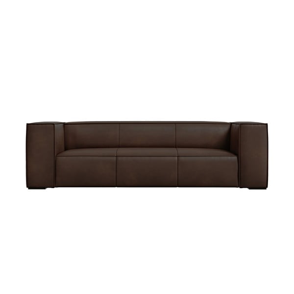 Tumepruun nahast diivan 227 cm Madame - Windsor & Co Sofas