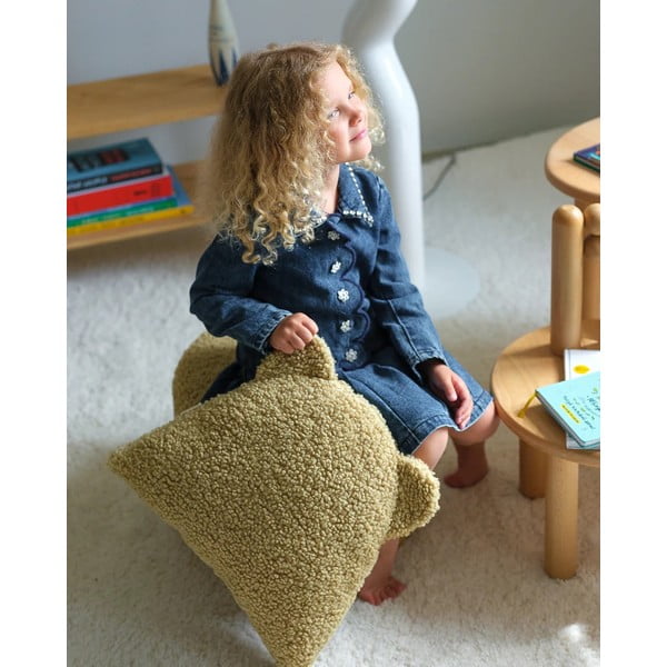 Roheline bukleekangast laste diivanipadi Bear - Wigiwama-image-1